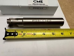 1” 90 degree indexable end mill 1”x1”x6″ 3 Flute Extra 10 APKT1135 Inserts 506-