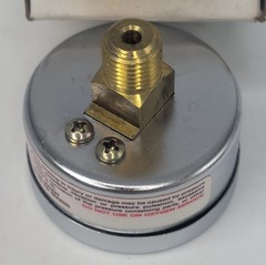 Coilhose G14160 1/4NPT Back Mount 0-160 PSI 2″ Chrome Dial Gauge Pneumatics New