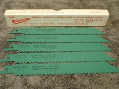 (5-pk) 48-00-1022 Milwaukee 6T, 3/4″ SAWALL Blades 6″ OAL, NOS (BN85)