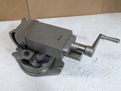 Gibraltar 3-Axis Tilting Angle Machine Vise w/ Swivel Base 4″ Jaw Width 110052