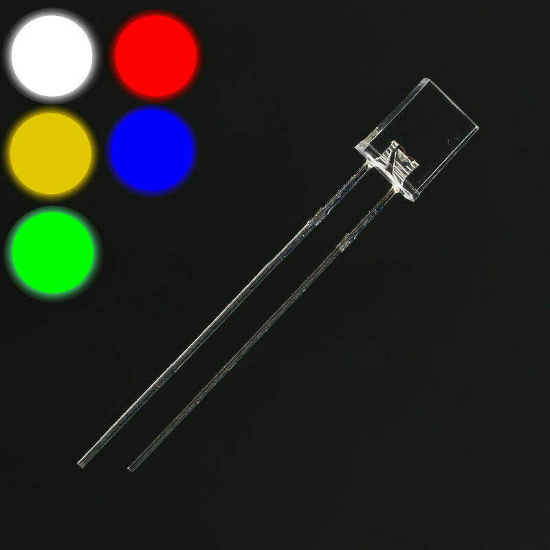 2x3x4mm/2x5x7mm Rectangle Clear LED Emitting Diodes Red White Blue Yellow Green