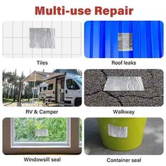 Butyl Waterproof Tape (4 PACK Leak-Proof Roof, RV, Windows, 2″ x16 Feet Long
