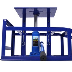 Auto Car Truck Service Ramps Lifts, Garage Car Lift Hydraulic Ramps Blue 5 Ton