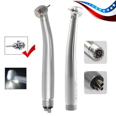 Dental Fiber Optic LED E-generator High Speed Handpiece Turbine 2/4 Hole YBM/YBB