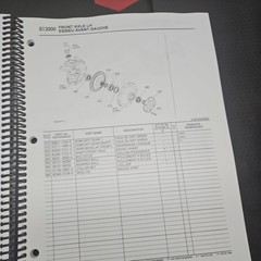 KUBOTA Model B3350 Illustrated parts list and Workshop manual