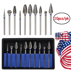 10x Denta lTungsten Carbide Dental Acrylic Bur Drill 2.35mm Fit Teeth Handpiece