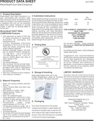 Versatile Duct Sealant, Water Resistant, Suitable for Various Applications