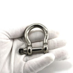 4Pcs 5/16 Clevis Pin D Ring Shackle Bow Anchor Stainlesssteel Heavy Duty Shackle