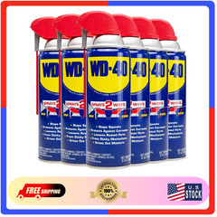 WD40 MultiUse Product with Smart Straw Sprays 2 Ways, 12 OZ [6Pack]