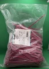 Panduit PLT2S-M2 Cable Tie, Locking, Military Spec, 7.4″L, Nylon 6/6, RED 1000pc