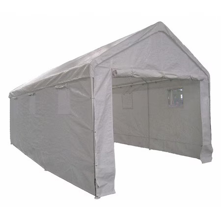 Zoro Select 11C540 Shelter, 20 Ft. X 10 Ft. 8 In., 9 Ft. 9In., 11C540