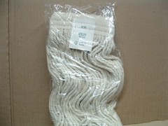 2 COTTON COMMERCIAL 12 OZ UTILITY MOP HEAD MADE USA BY AMERICAN TEXTILE IN MD.