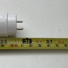 (4-Pack) GE LED12ET8/3/840 LED Light Bulb 12W 4000K, F25T8 Direct Replacement