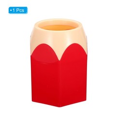 Pencil Holder Pen Holder for Desk Cute Pencil Holders Cup Pencil Shape Red