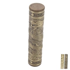 Metal Tube Container Embossed Pattern Water Proof Sealed Storage Tube