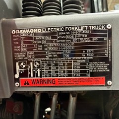2021 Raymond 4460C35S 3500lb Used Forklift Triple Mast Sideshift 3308 Hours