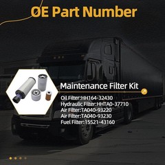 Vehicle Specific Maintenance Filter Kit for Kubota L Models with Magnetic Safety