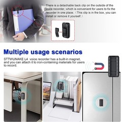 Mini Spy Hidden Audio Recorder Voice Activated Office Listening Device 16GB US