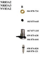 CoFast® High Quality Trigger Valve Assembly B for Aftermarket Hitachi NR83A2