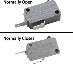 KW3A Microwave Oven Door Switch 16A 125/250V Door Interloc (2 Normally Open and