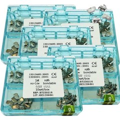 10Sets/box Dental Orthodontic Buccal Tubes 1st Molar Roth 0.022 Bondable Mesh