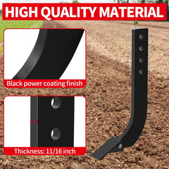Box Blade Shank, 16″ Ripper Shank, Heavy Duty 4 Holes Scarifier Shank with Remov