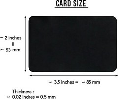 Joshua 1:9 Bible Verse Wallet Card Insert -Be Strong & Courageous Christian Gift