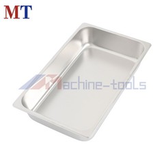 2-Pack Full Size Hotel Steam Table Pan with Lid 4 Inch Deep Stainless