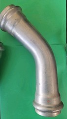 Victaulic P591 Vic-Press 2″ Press Ends Stainless Steel 45-Degree Elbow HNBR Seal