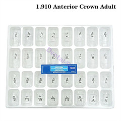 Dental Preformed Crown For Adults & Kids Temporary Pre-corona Anterior Molar