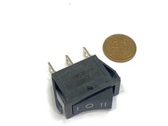 3 Pieces black rocker switch 12v 6v 24v on/off/on 3pin car boat 20 amp 3way E25