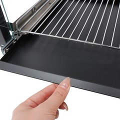 3-tier Commercial Food Warmer Display Case Warming Cabinet For Pizza Tart Burger