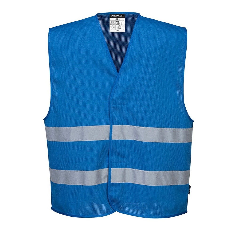 NEW F374 – Iona Enhanced Mesh Vest Royal Blue SIZES S/M & 2X/3X*