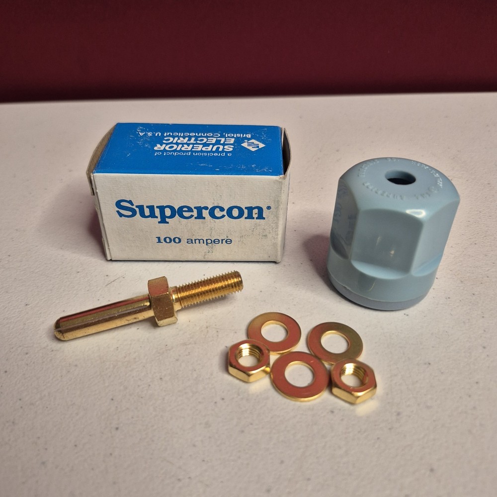 Superior Electric PS100GBL Supercon Electrical Connector 100A Blue Cable Socket
