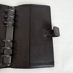 Bottega Veneta Intrecciato Dark Brown Leather System Notebook w/Box Used Japan