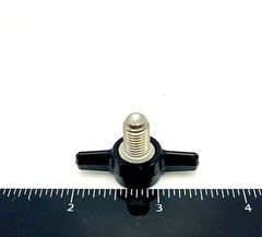 5/16″-24 Thumb Screw Bolts Fine Thread Black Tee Wing Butterfly Knob Stainless