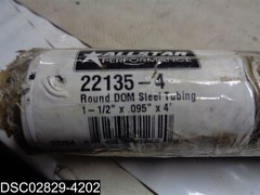 22135-4 All Star Performance 1-1/2″ X 4″ Round Dom Steel Tubing