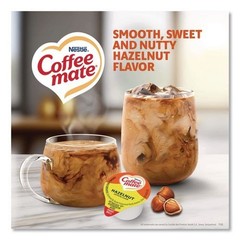 Coffee-Mate 35080 0.38 oz Liquid Coffee Creamer – Hazelnut (180/CT) New