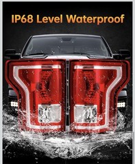 Rear Brake Tail Light Compatible With 2015 2016 2017 Ford F150 F-150 Replace FL3