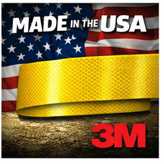 3M 983 Reflective Conspicuity Tape 4″ x 5′ Diamond Grade Yellow DOT-C2 USA
