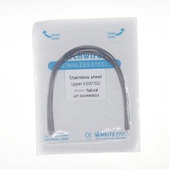 100Pc Dental Ortho S.S Arch Wire Round Rectangular Stainless Steel Wires Natural