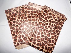 200 Pack 6×9 and 200 4×6 Paper Merchandise Bags, Cheetah Bags, Leopard Printed