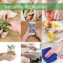 1000pcs Disposable Vinyl Gloves Powder Free Latex Free Smooth Touch White