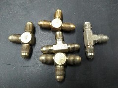 (Lot of 5) 2603-04-04-04 1/4″ JIC-04 Hydraulic Union Tee