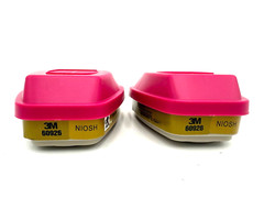 3M 60926 Multi Gas Vapor Replacement Respirator Cartridge Filter, 1 Pair