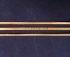 15% Silver PhosCopper Brazing Rod Flat | BCuP-5 | 1/8″ x 0.05″ x 20″
