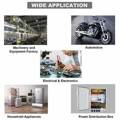 280PCS Car Copper Lug Ring Terminals Cable Electrical Wire Crimp Connectors Kit