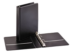 Tops Cardinal Mini Round Ring Binder, 1-Inch, 8-1/2-Inch x 5-1/2-Inch, Black
