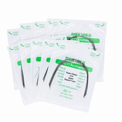 20×Dental Orthodontic Super Elastic Niti Round Arch Wire Square Form 014 Upper