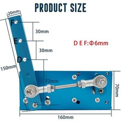 DIY Design 24V Reciprocating Swing Motor 20-120 Degrees Adjust Speed 90/120rpm
